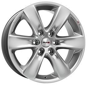 

Диск литой MAK Sierra 7,0x16 6x127 ET35 d78,1 Hyper Silver (F7060SIS35E3)