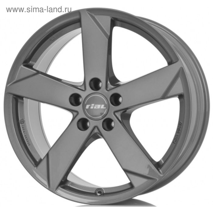 фото Диск литой rial kodiak 8,0x18 5x112 et40 d66,6 graphite (kk80840b62-7)