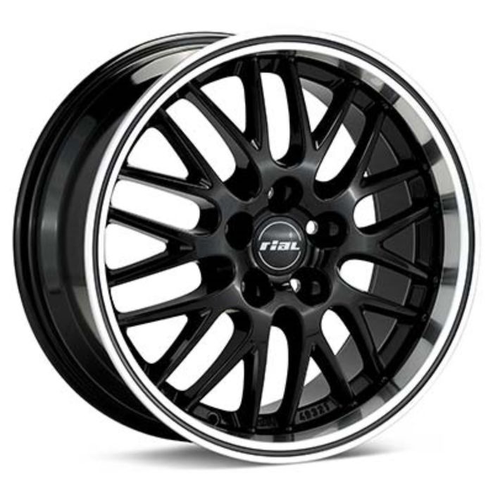 Диск Rial Norano 8,0x17 5x114,3 ET45 d70,1 Diamond Black Lip Polished (NR80745B83-2)