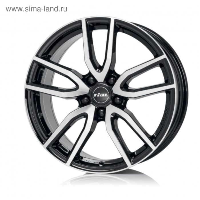 фото Диск литой rial torino 6,5x16 5x114,3 et40 d70,1 diamond black front polished