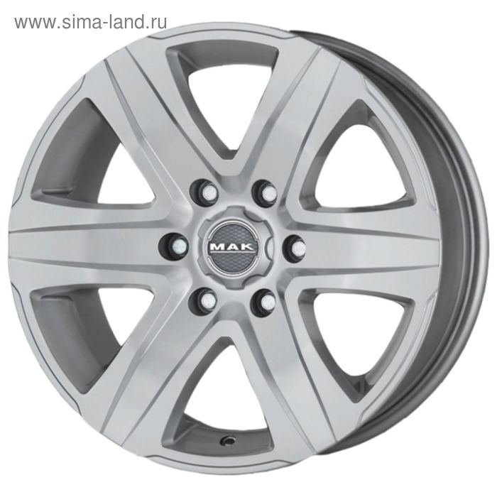 фото Диск литой mak stone 6 8,5x20 6x139,7 et20 d106,1 silver (f85206tsi20vh2x)