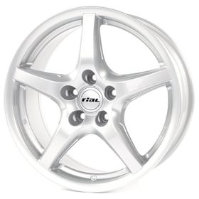 

Диск литой Rial U1 7,0x17 5x108 ET50 d63,4 Polar Silver (U170750F51)