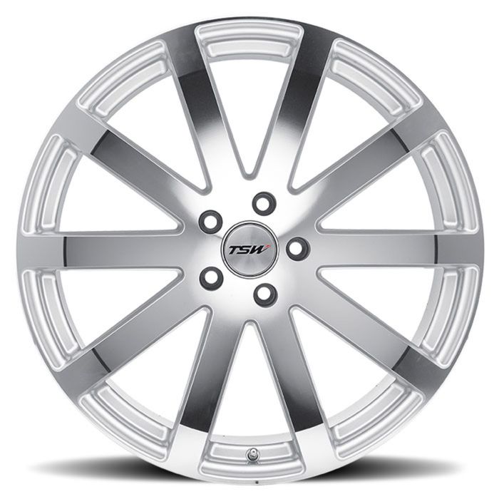 Диск TSW Brooklands 8,0x19 5x114,3 ET30 d76 Silver Mirror Cut Face (1980BRK305114S76)