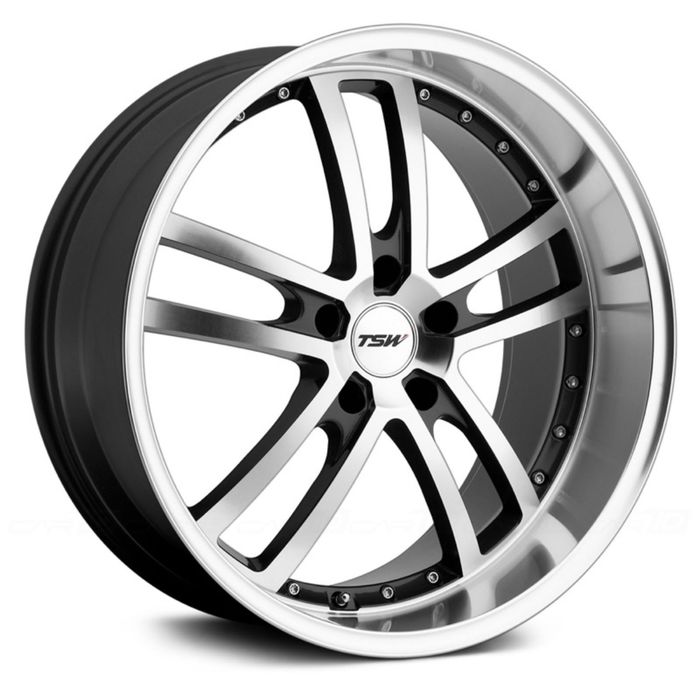 Диск TSW Cadwell 8,0x18 5x114,3 ET40 d76 Gunmetal Mirror Cut Face Lip (1880CAD405114B76)