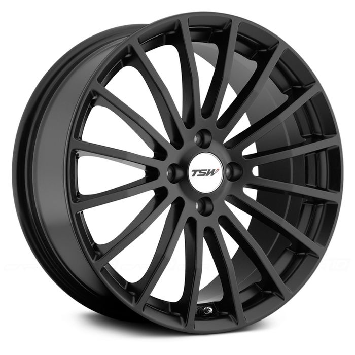 Диск TSW Mallory 8,0x17 5x114,3 ET40 d76 Matt Black (1780MAL405114B76)