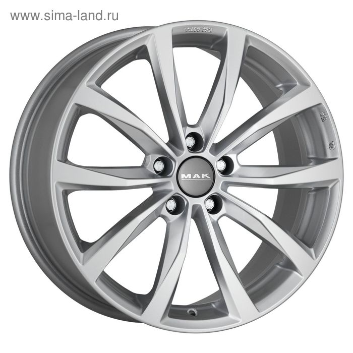 фото Диск литой mak wolf 6,5x16 5x112 et50 d57,1 silver (f6560wfsi50vw3x)