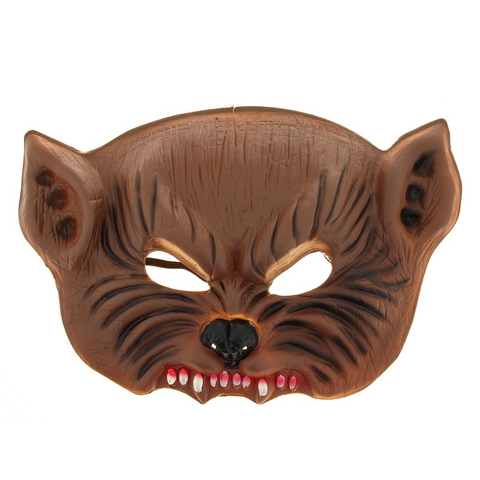 Маска из мягкого пластика с резинкой "Звериный оскал"
