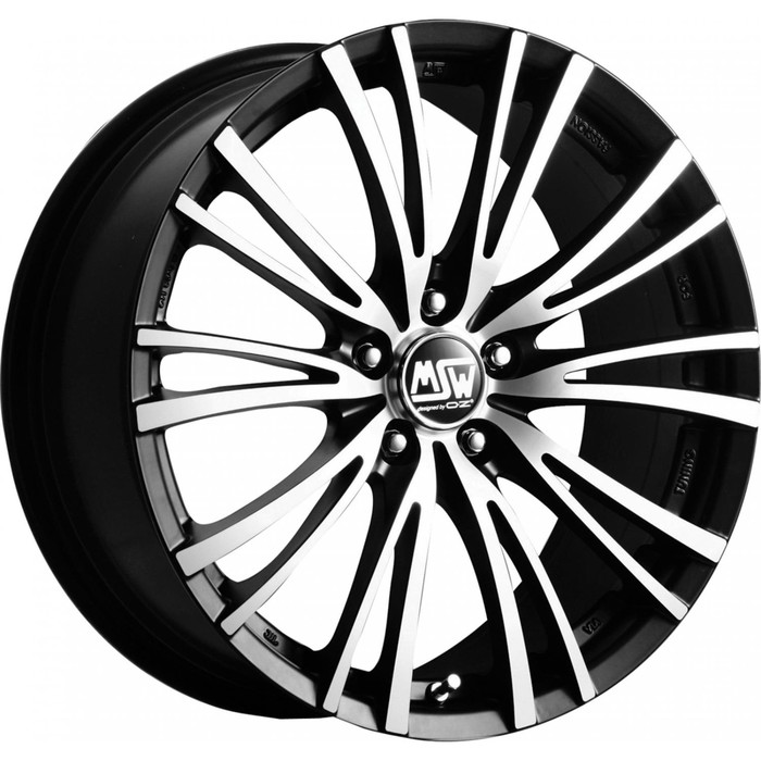 Диск MSW 20x5 8,0x19 5x120 ET34 d72,6 Matt Black Full Polished (W1916700259)