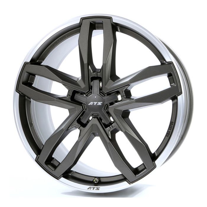 Диск ATS Temperament 8,5x18 5x127 ET40 d71,6 Blizzard Grey Lip Polished (TE85840D74-6) 5 лучей   251