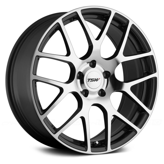 Диск TSW Nurburgrin 7,5x17 5x114,3 ET45 d76 Gunmetal Mirror Cut Face (1775NUR455114S76)