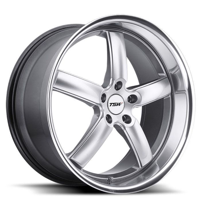 Диск TSW Stowe 8,0x17 5x112 ET45 d72 Hyper Silver Mirror Cut Lip (1780STW455112S72)