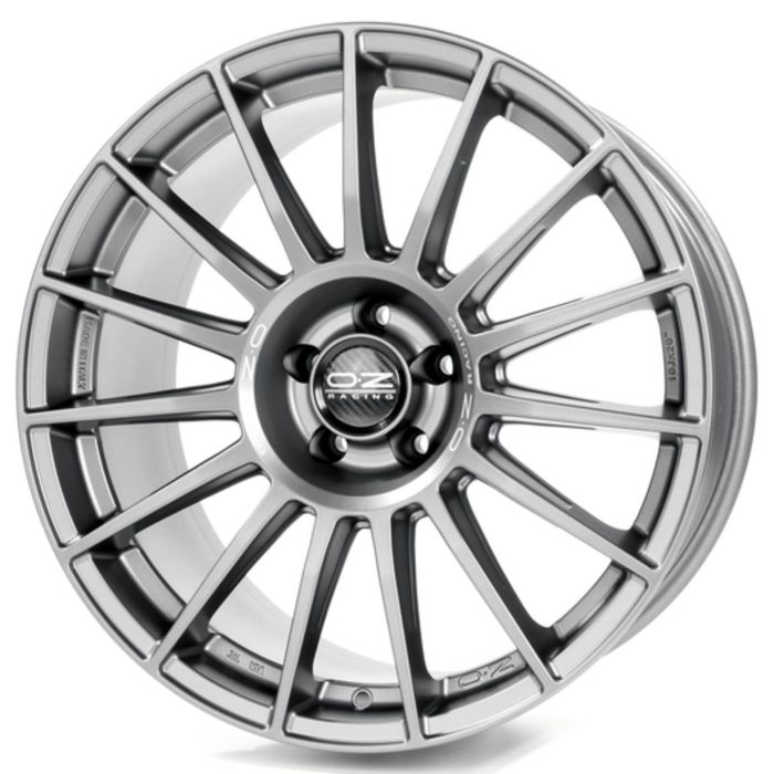 Диск OZ Superturismo Dakar 8,5x20 5x108 ET40 d75 Matt Graphite Silver Lettering (W0187520646) dL   2