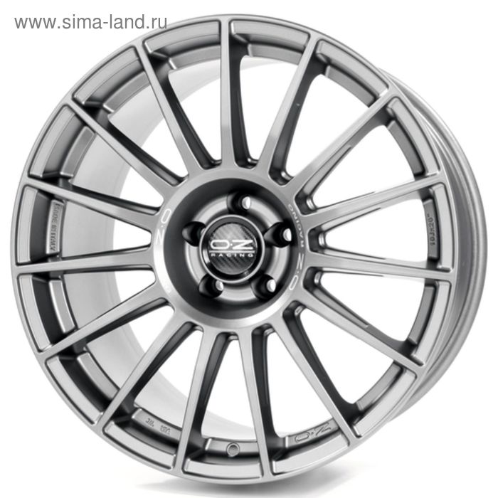 фото Диск литой oz superturismo dakar 9,0x21 5x127 et50 d71,6 matt graphite silver lettering