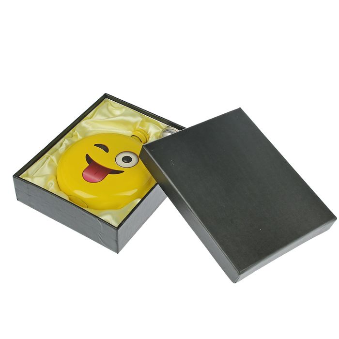 Набор "Смайлик" 2 в 1: фляжка 240 мл + воронка