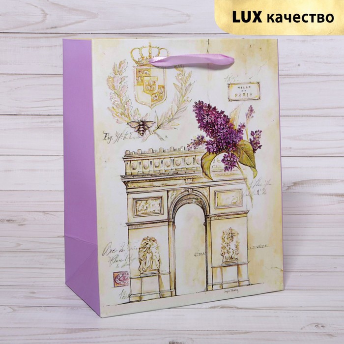 Пакет подарочный "Триумфальная арка", 32 х 26 х 11 см