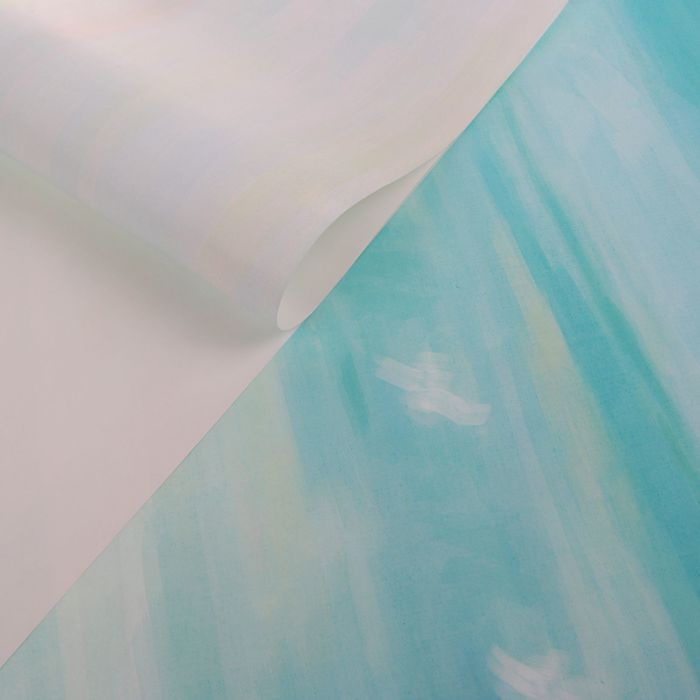 Бумага упаковочная глянцевая "Бирюза", 50 х 70 см