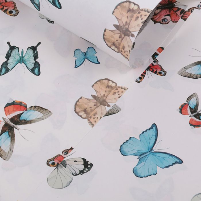 Бумага упаковочная "Бабочки", 60 х 60 см
