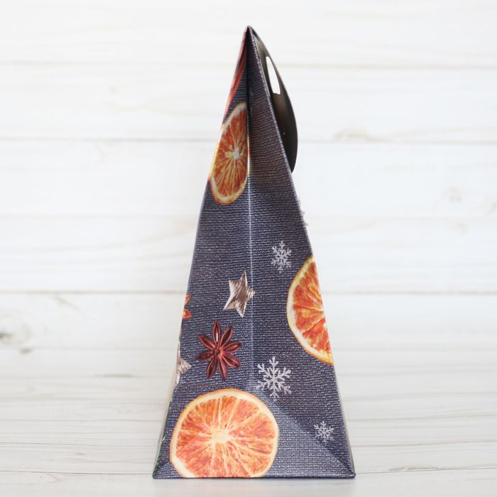 Пакет подарочный «Теплого счастья в Новом году!», 18 × 23 × 10 см