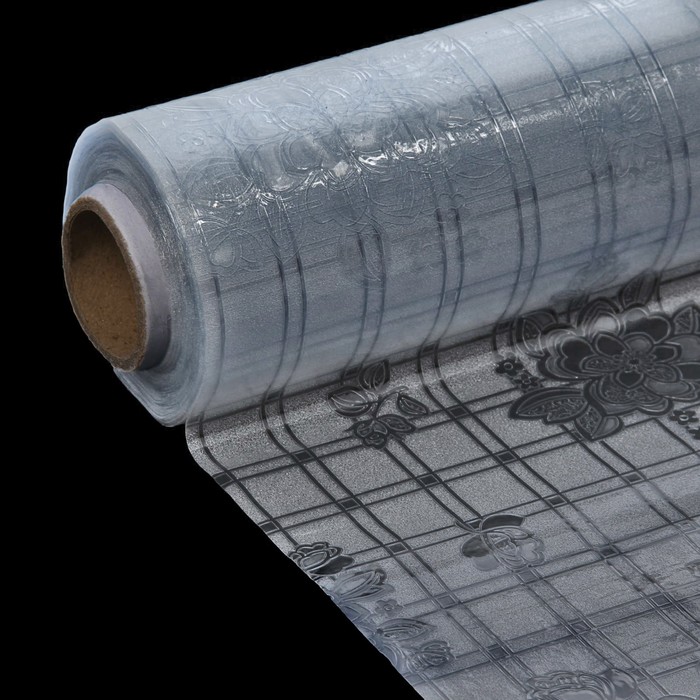 Клеенка ПВХ, ширина 137 см, толщина 0,16 мм "Композиция", рулон 20 м