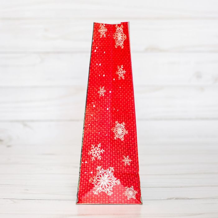 Пакет подарочный без ручек «Новогодние сладости», 10 × 19,5 × 7 см