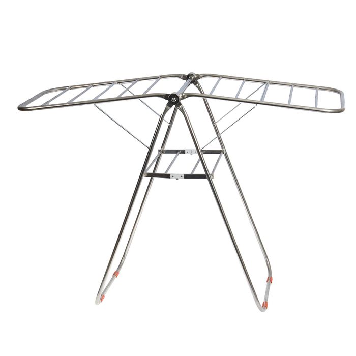 Сушилка для белья напольная 150х59х105 см, нержавеющая сталь