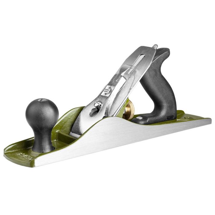 Рубанок "ЗУБР" ЭКСПЕРТ, полуфуганок метал., с двойным ножом, 50х350мм