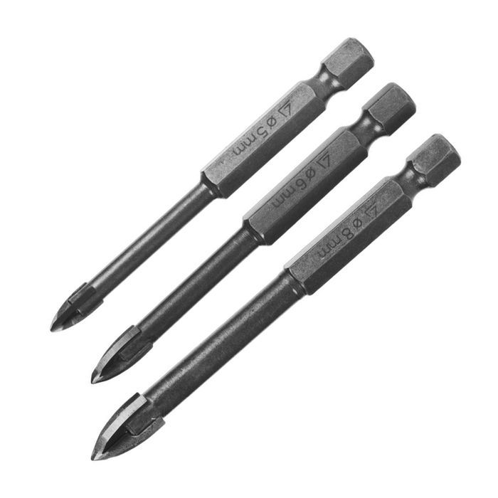 Набор сверл "STAYER" PROFESSIONAL 2985-H3, 3 шт: 5, 6, 8мм, кафель/керамика/стекло