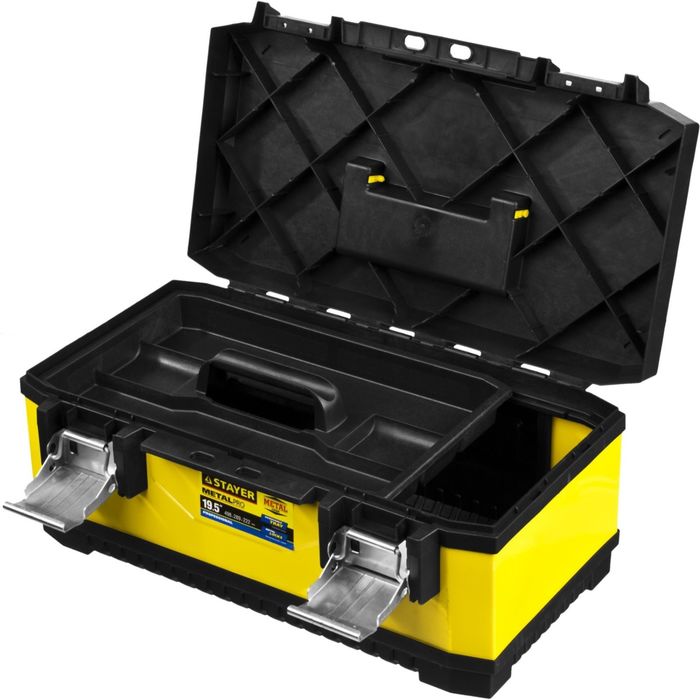 Ящик для инструмента STAYER PROFESSIONAL "METALPRO", металлический, 498х289х222мм