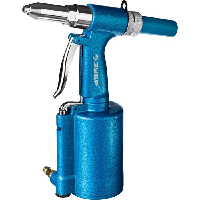 Пневмозаклепочник "ЗУБР", для заклепок из нержавеющей стали, 2,4/3,2/4/4,8мм