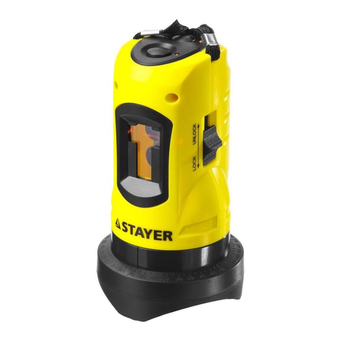 Нивелир "STAYER" SLL-1 34960, лазерный, линейный, дальность 10м, точн. +/-0,5 мм/м