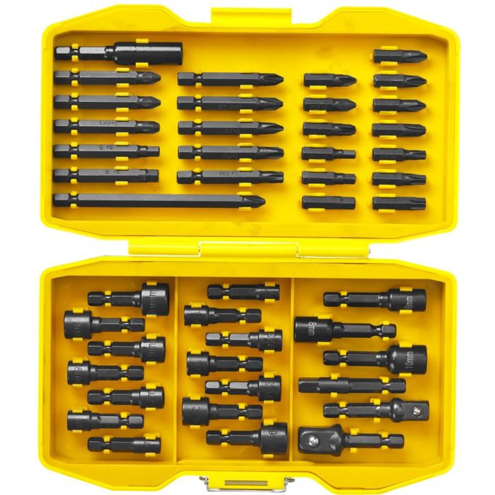 Набор оснастки "STAYER" PROFESSIONAL BlackPro, для шуруповерта, Сr-Mo сталь, 45 предметов