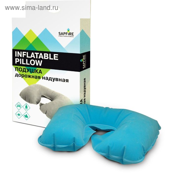 фото Подушка автомобильная, для шеи, надувная sapfire inflatable pillow sapfire professional