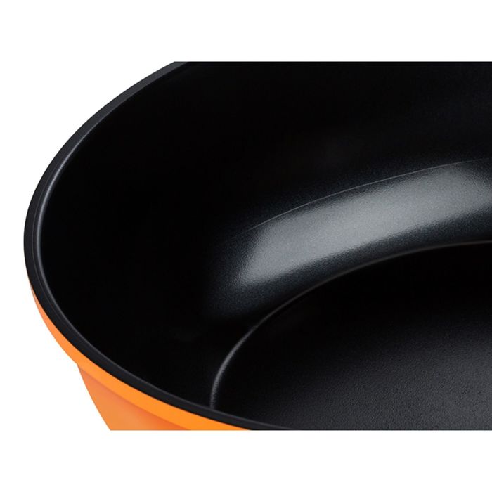 Вок Oursson, PW2802C/OR, 28 см, оранжевый