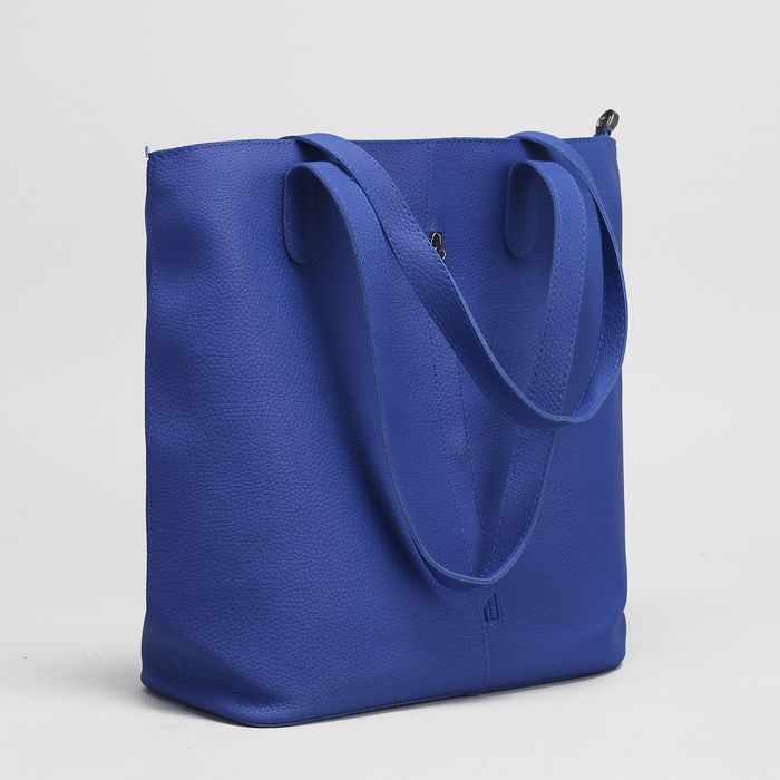 Сумка женская, 1 отдел с перегородкой, 2 наружных кармана, цвет синий