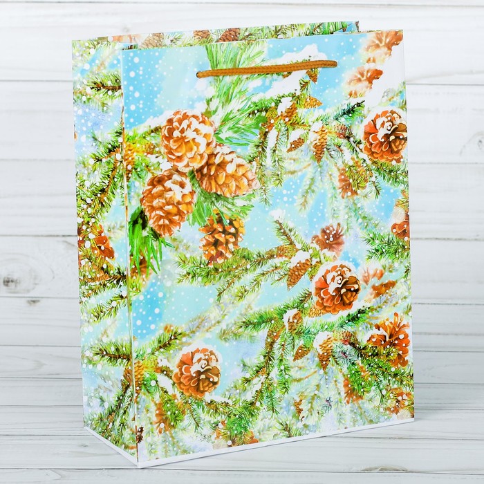 Пакет ламинированный вертикальный «Лесная сказка», 11 × 14 × 5 см