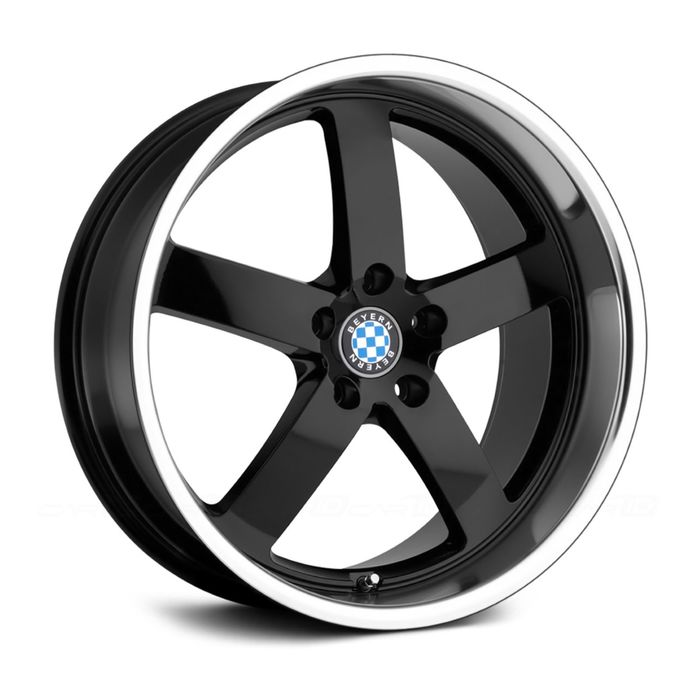 Диск BEYERN Rapp 9,5x19 5x120 ET45 d72 Gloss Black Mirror Cut Lip (1995BYR455120B72)