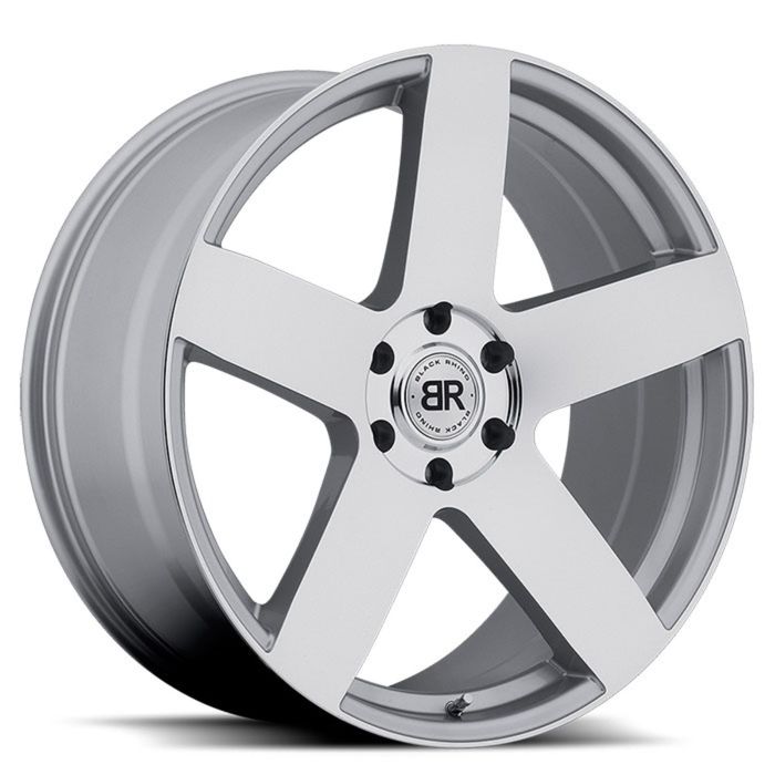 Диск BLACK RHINO Everest 10,0x24 5x150 ET30 d110,1 Silver Machine Cut Face  (2410EVE305150S10)   251