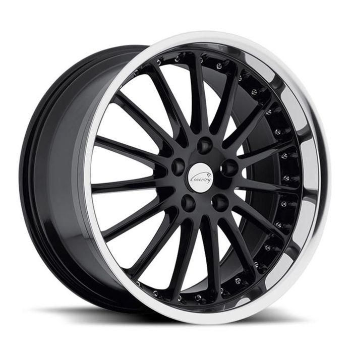 Диск COVENTRY Whitley 8,5x20 5x108 ET42 d63,4 Gloss Black Mirror Cut Lip (2085COW425108B63)   251621