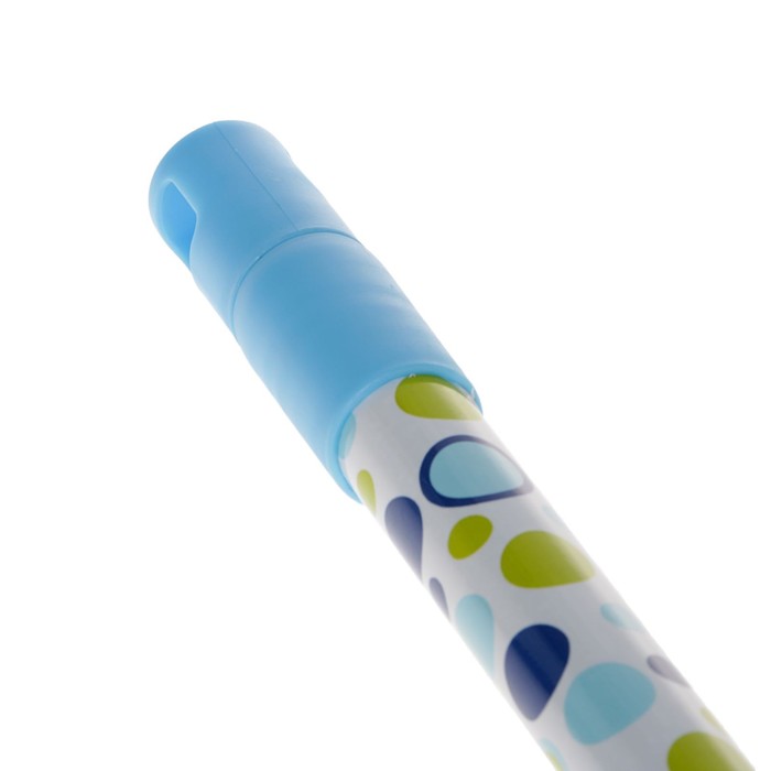 Швабра плоская, телескопическая ручка 75-120 см, насадка из микрофибры "Баблс"