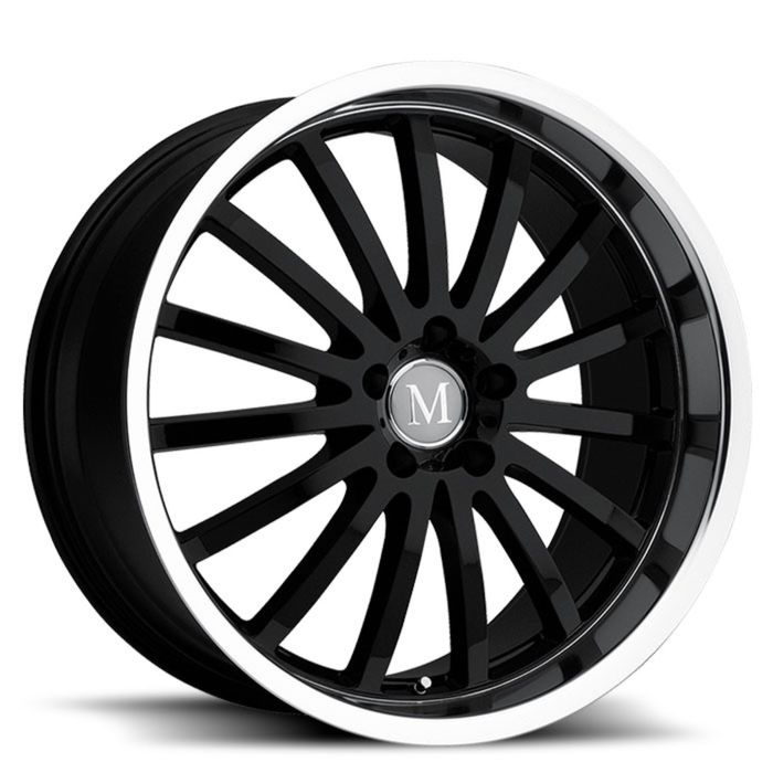 Диск MANDRUS Millenium 9,5x19 5x112 ET53 d66,6 Gloss Black Mirror Cut Lip (1995MAM535112B66)   25261