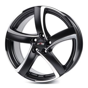 

Диск литой Alutec Shark 8,0x18 5x100 ET35 d63,3 Racing Black Front Polished