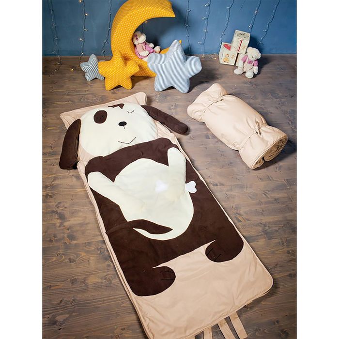 Спальный мешок "Пёс Барбос" на молнии, размер 60х120 см (S), флис/синтепух/хлопок