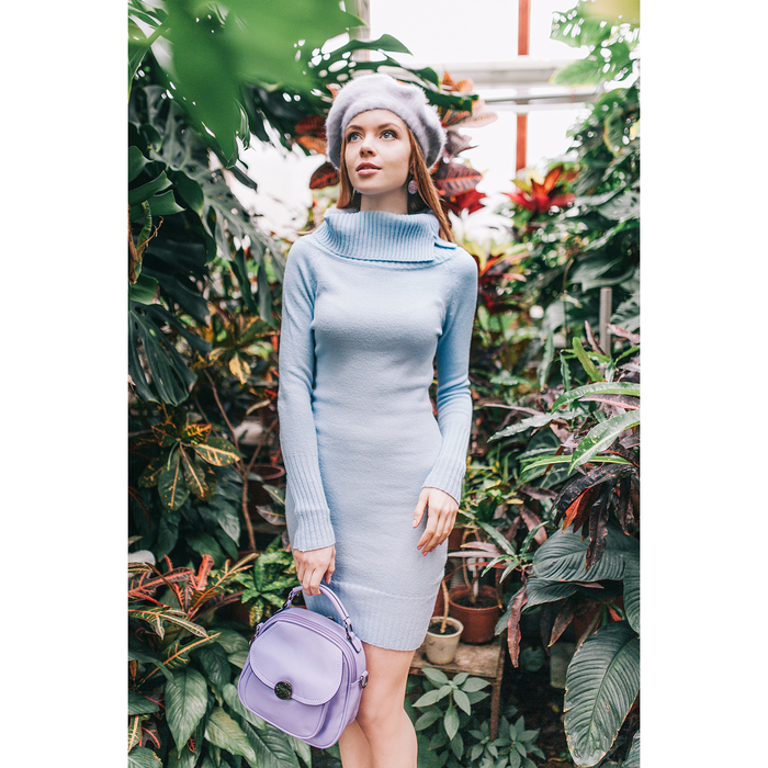 Платье женское 2121, цвет голубой, р-р 48, рост 168-170