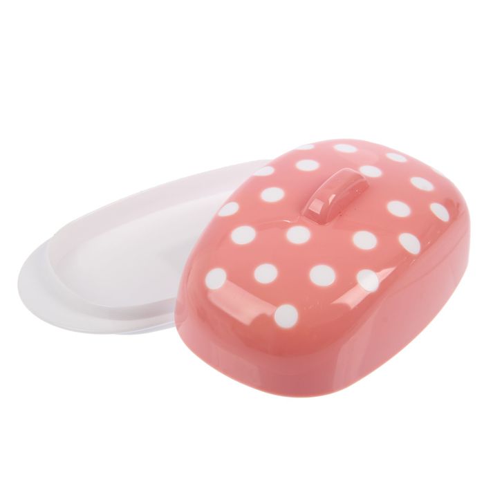 Масленка "Marusya", цвет розовый