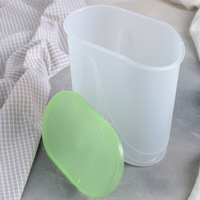 Емкость для сыпучих продуктов 2 л Wave, цвет зелёный