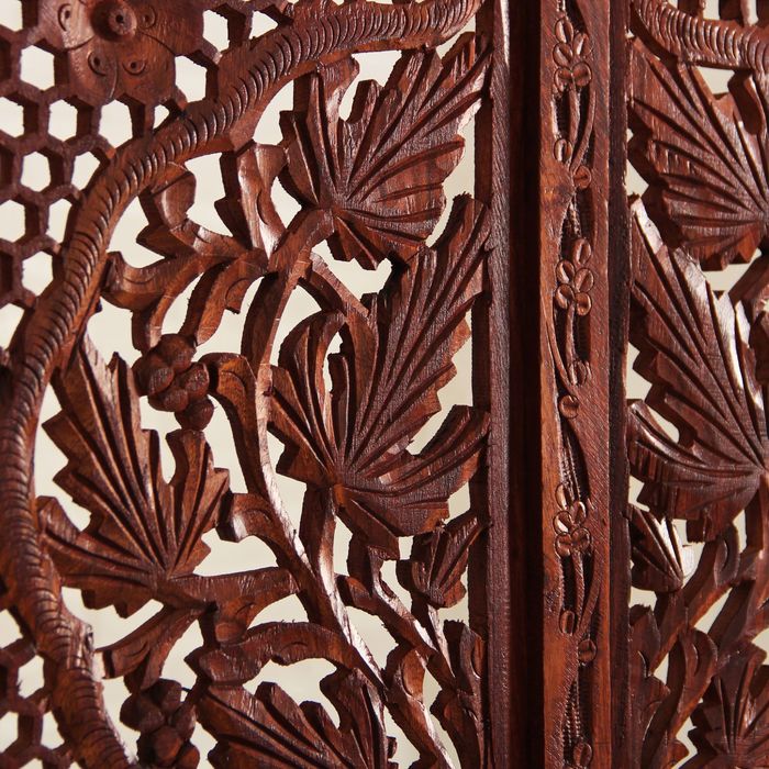 Ширма дерево резная "Стебли" 100х180 см