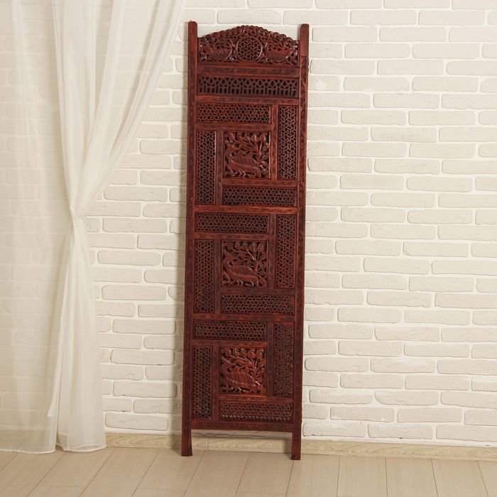 Ширма дерево резная "Лабиринт" 100х180 см