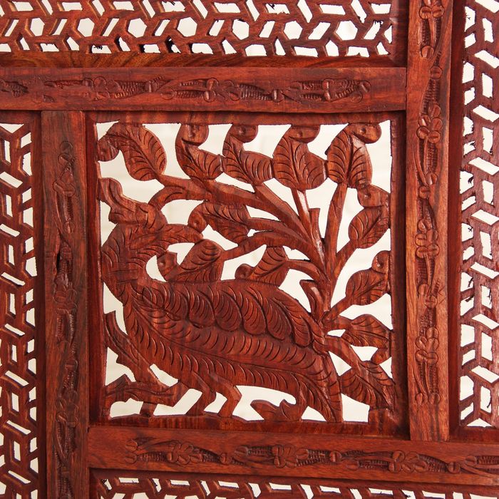 Ширма дерево резная "Лабиринт" 100х180 см