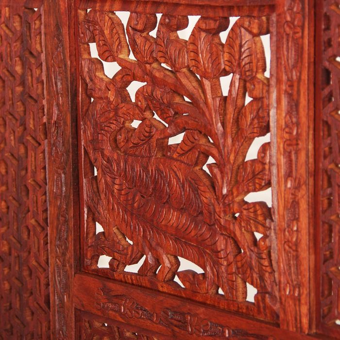 Ширма дерево резная "Лабиринт" 100х180 см