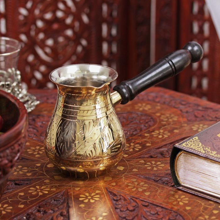 Турка латунь "Лебедь" 400 мл